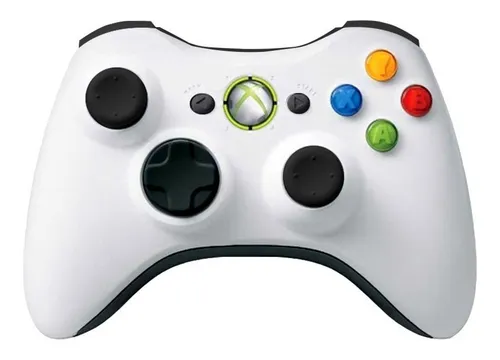 Controle Xbox 360 Branco Sem Fio Original - Microsoft (USADO