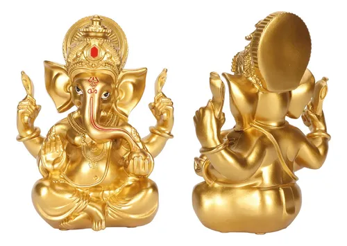 Estatua India De Ganesha, Elefante, Escultura De Dios Hindú,