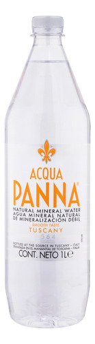 Água mineral Acqua Panna  sem gás   garrafa  1 L  