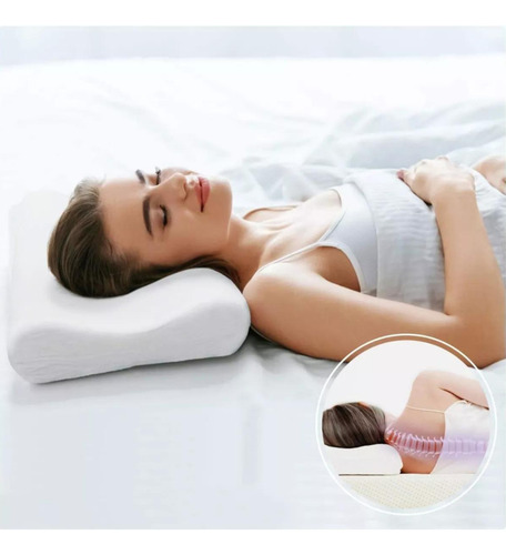 Almohada Viscoelástica Inteligente Cervical + Funda Cierre Cervical