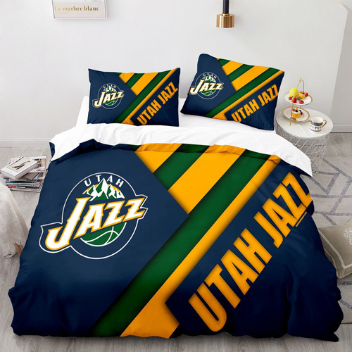 Utah Jazz Funda De Edredón Nba Team Cama Doble A