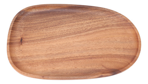 Bandeja De Madera Para Servir De 30 Cm X 20 Cm, Fácil De Lim