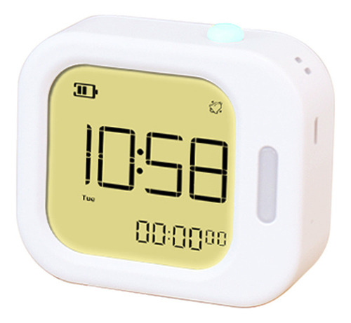 Bonito Reloj Despertador, Led, Luminoso, Con Luz Nocturna, R