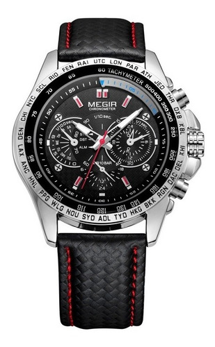 Nuevos Relojes Megir Malla De Cuero Legitimo