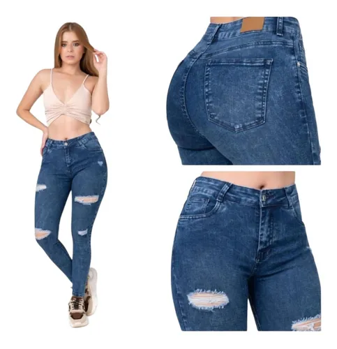 Pantalones De Jeans A La Moda Para Damas