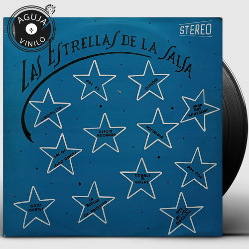 Las Estrellas De La Salsa - Lp Vinilo - Edicion Colombia 