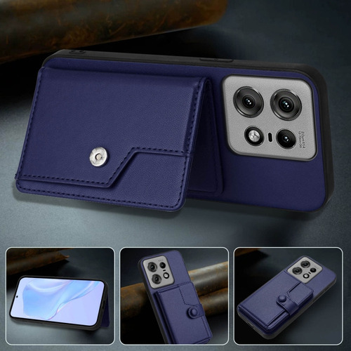 Compatible Funda Rfid Con Bolsa De Tarjetas For Motorola Edge 50 Pro P