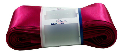 Fita De Cetim Progresso 70mm - Nº22 C/10 Metros Cor Pink