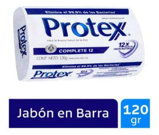 Jabón De Baño Protex Caja De 72 Unidades De 120gr 