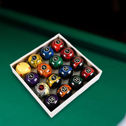16 Piezas Bolas De Billar Bolas De Mesa De Billar Juego New