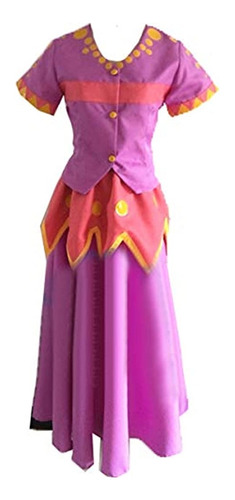 Disfraces Anime Halloween Tequia Chica Vestido Rosa