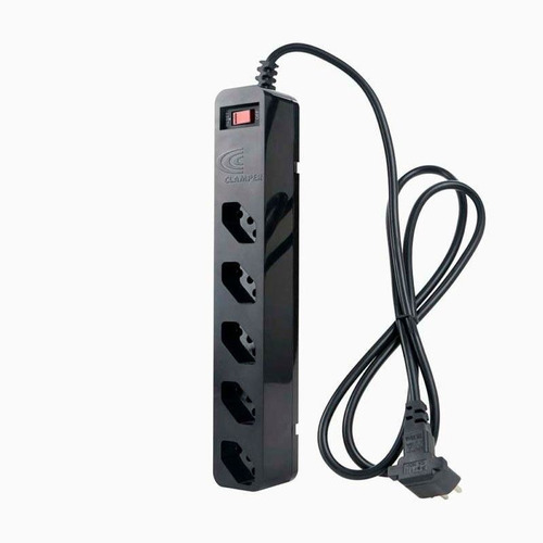 Dps - 5 Tomadas - Clamper Iclamper Energia 5 - Preto - 10872