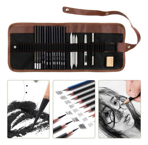 Lápices Enrollables De Lienzo G, Material De Arte, Kit G85,