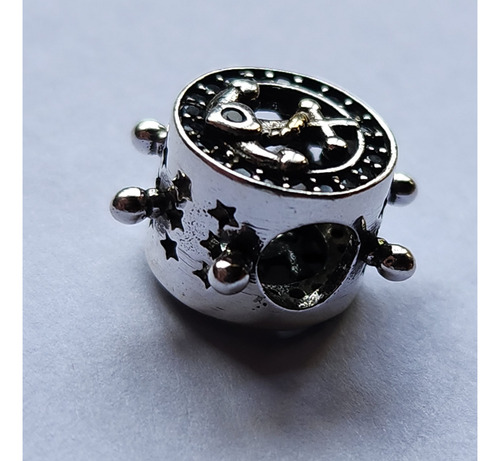 Charm Dije Timón De Barco Plata925 Compatible Con P Timón