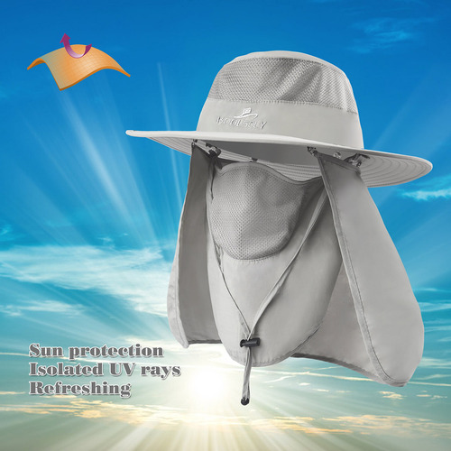 Gorra De Pesca Con Protección Solar Upf 50 Y Tela De Cuello