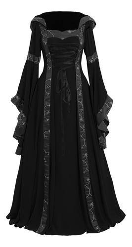Vestido V Para Mujer, Disfraz Medieval Renacentista, Festiva