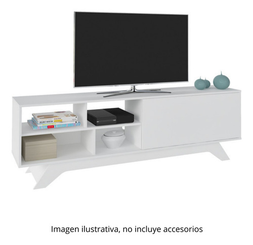 Mesa De Tv Bertolini Niagara Blanco