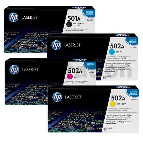 Toner Hp Panameños 501a Q6470a, Q6471a, Q6472a, Q6473a