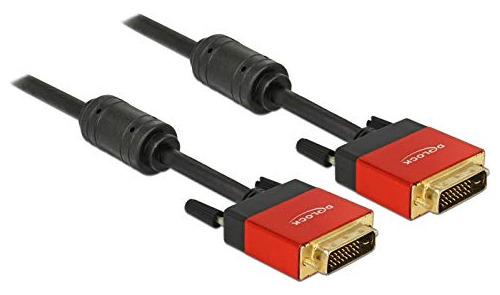 Cable Dvi Macho 24 Pine 16.4 Ft Color Rojo