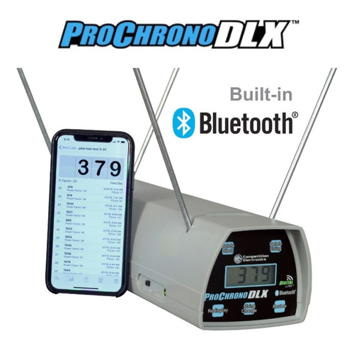 Cronógrafo Balístico Prochrono Dlx Bluetooth Medidor