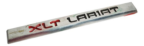 Emblema Metalizado Xlt Lariat, Ford F150, Año 1987-1991