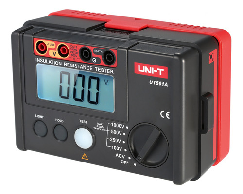Medidor De Resistencia Voltímetro De Tierra Uni-t 1000v Ut50