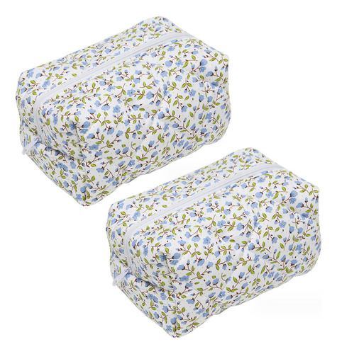 Set De Bolsas De Cosméticos Multiusos Con Estampado Floral S