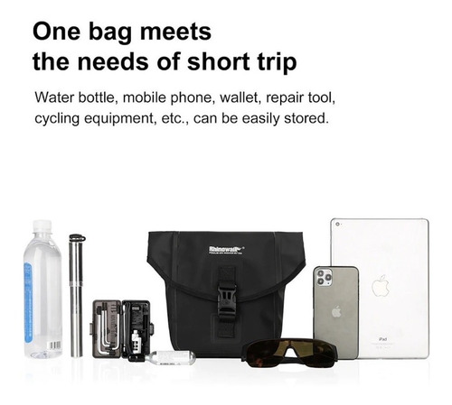 Imagen 7 de 10 de Bolsa Impermeable Mujer Moto Bici Mochila Mensajero Lluvia