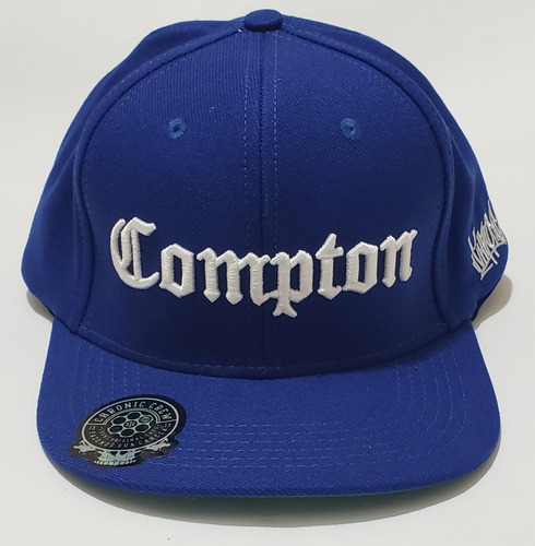 Boné Compton Original Chronic Aba Reta Azul Tradicional 