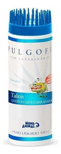 Talco Pulgoff C Antipulgas E Carrapatos Para Cães 130g