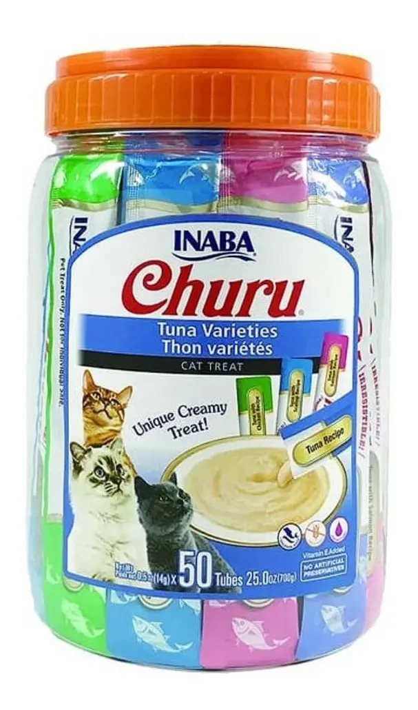 Churu Gato Tarro Variedad Atún (50 Und) Inaba