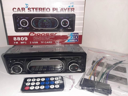 Reproductor Pioneer Bluetooth Carro Mp3 Usb Sd Aux + Control