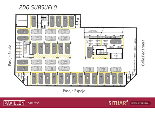Imagen 6 de 25 de Parking Garage Cochera Flores 3 Subsuelos Pavillon San José