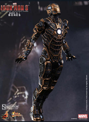 Iron Man Bones 1/6 Marvel Hot Toys Robert Downey Jr Original
