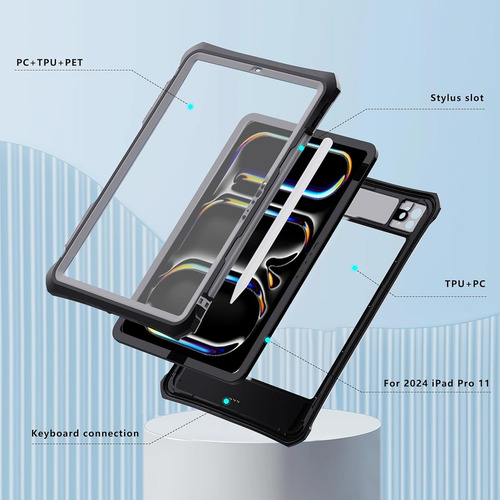 Funda Para iPad Pro 11 In 5ta Generacion Resistente Al Agua