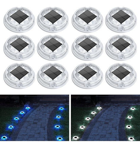 Aponuo Luces Solares Para Calzadas Luces Marinas De Muelle, 