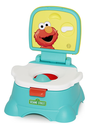 Sesame Street Elmo Hooray! Silla De Orinal 3 En 1, Entrenado