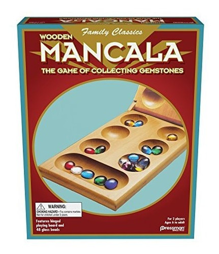 Mancala De Madera Tablero De Madera Con Bisagras