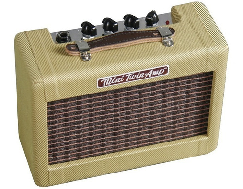 Fender Mini 57 Twin Amplificador Portatil 2x2 1w Bateria