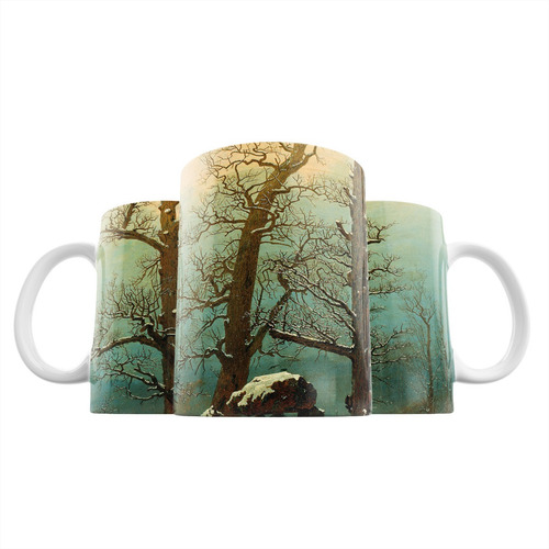 Taza Túmulo Prehistórico En La Nieve Caspar David Friedrich