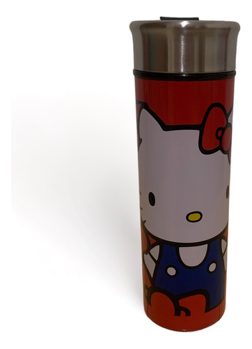 Termo Con Tapa De Acero Inox. 430 Ml Hello Kitty