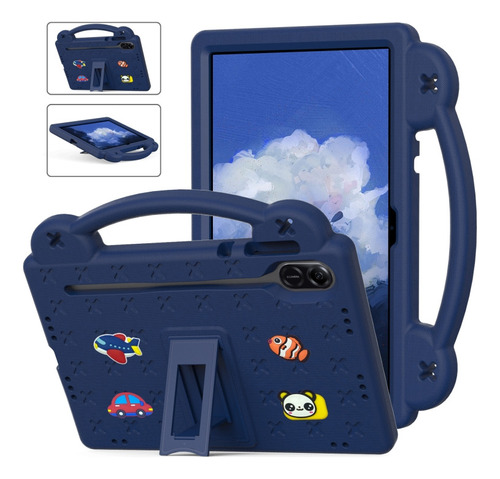 Funda Eva Infantil Azul Marino Para Honor Pad X9