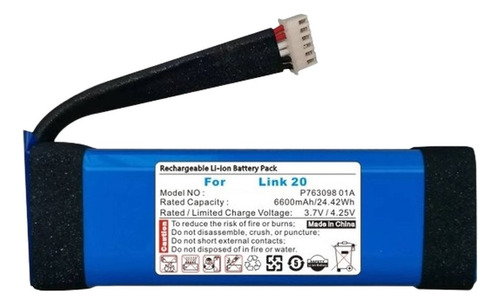 Bat_eria Compatível Com Jbl Link 20 P763098 01a