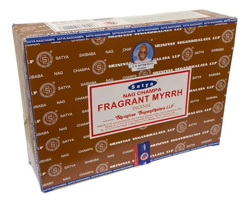 Incenso Indiano Fragrant Myrrh Mirra Massala Satya Mini 7,5g