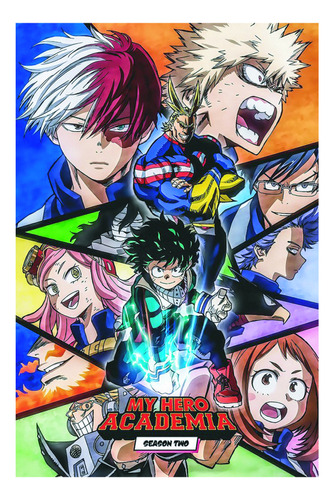 Academia De Heroes // 1 Posters Grande / Anime