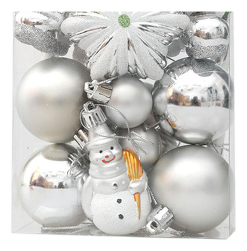 L Adornos De Bolas De Navidad Juego De 11,5 X 6 X 17,5 Cm