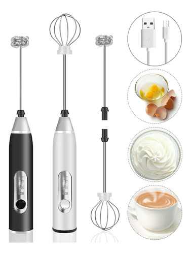 Misturador Mixer Bebidas/ovos Portátil Elétrico Bateria Mini