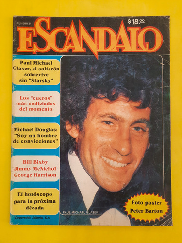 Paul Michael Glaser Revista Escandalo Guillermo Mendizabal