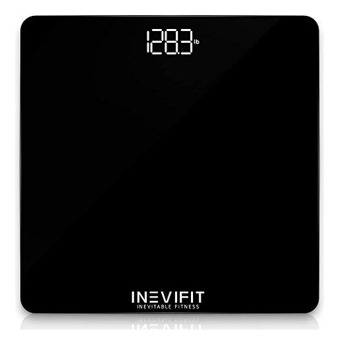 Báscula De Baño Inevifit De Alta Precisión, 180kg