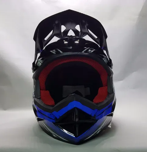 Casco Cross Mx Thh Downhill Azul T 42